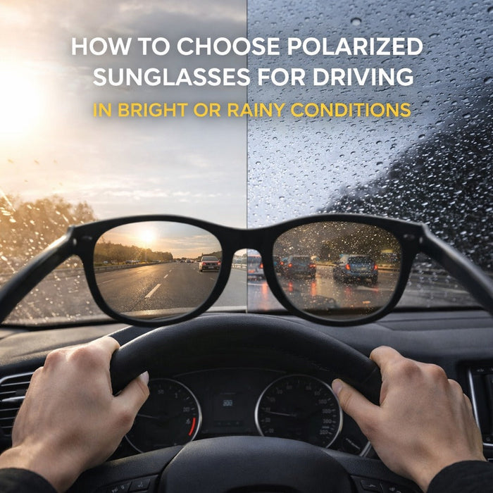 How to Choose Polarized Sunglasses for Driving in Bright or Rainy Conditions