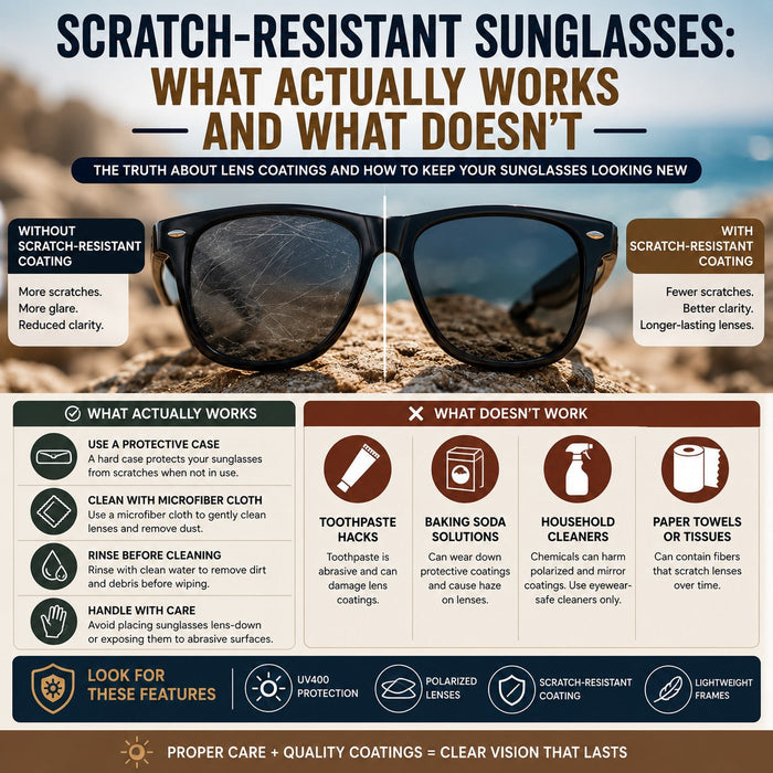 Scratch-Resistant Sunglasses What Works, What Doesn’t & How to Protect Your Lenses