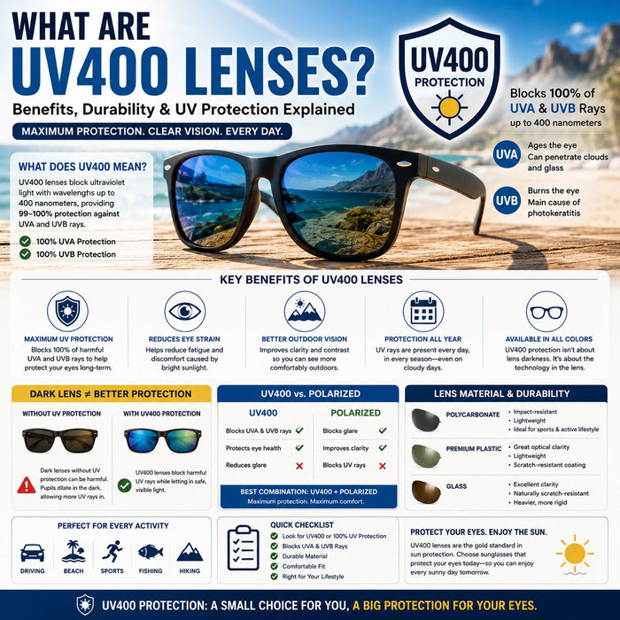 What Are UV400 Lenses? Benefits, Durability & UV Protection Explained