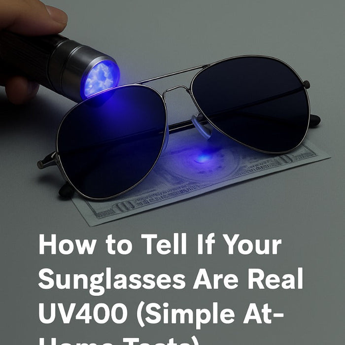 How to Tell If Your Sunglasses Are Real UV400 | Simple At-Home Tests
