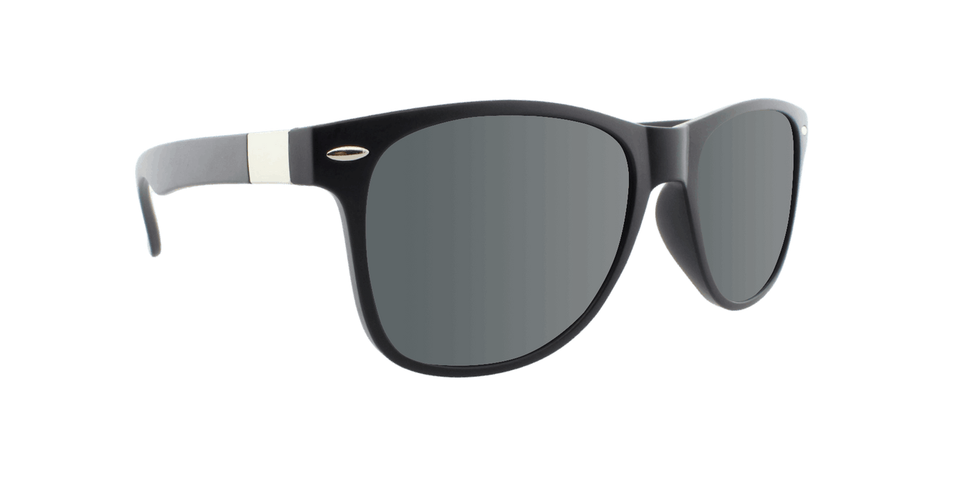 Vibe - Polarized Classic Retro Black Matte (Dark Smoked)