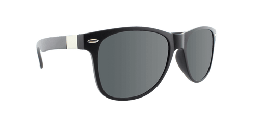 Vibe - Polarized Classic Retro Black Matte (Dark Smoked)