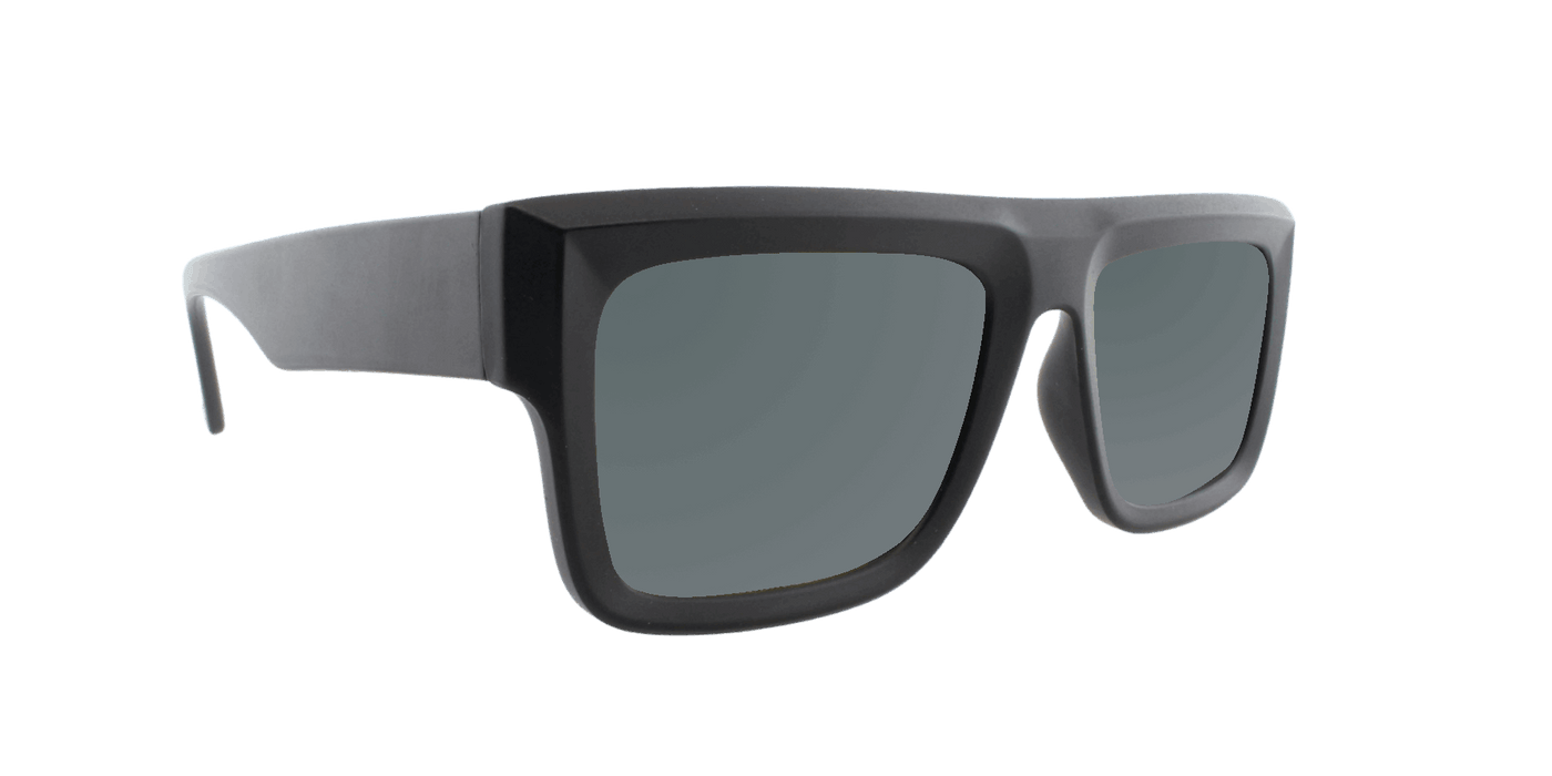 Echo - Polarized Modified Retro Black (Dark Smoked)
