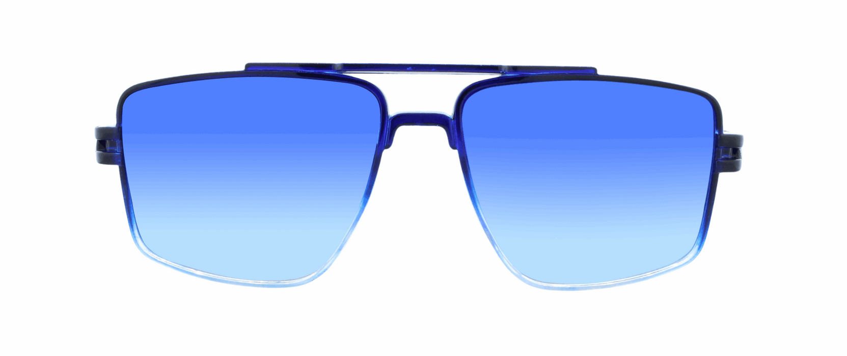 Maverick - Modified Aviator Blue and Clear Translucent (Blue Gradient)