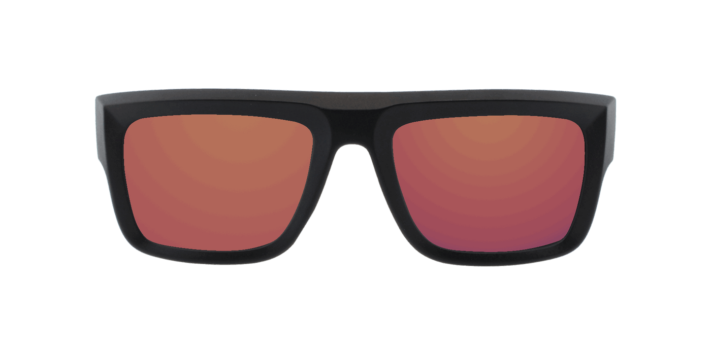 Echo - Polarized Modified Retro Black (Red Mirror)