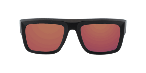 Echo - Polarized Modified Retro Black (Red Mirror)