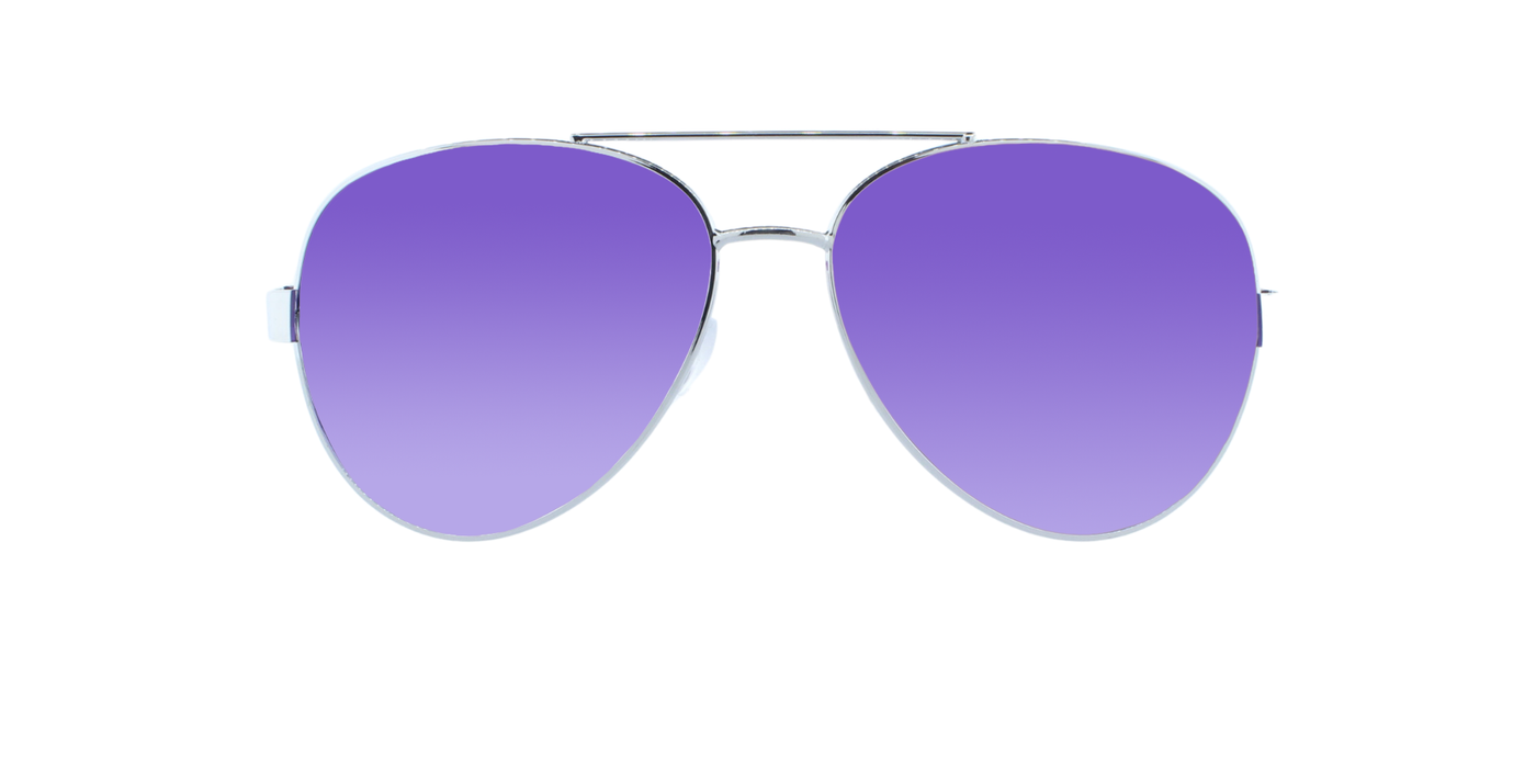 Solace - Fashion Aviator Purple & Silver (Amethyst)