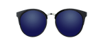 Willow - Retro Fashion Black (Blue Mirror)