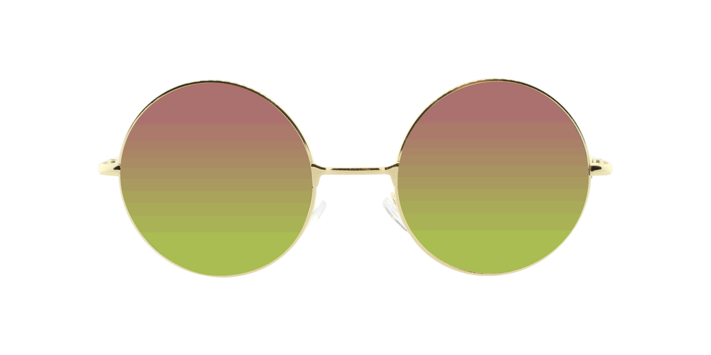 Imagine - Classic Round Gold (Pink Mirror)