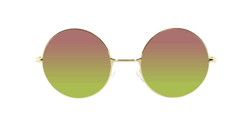 Imagine - Classic Round Gold (Pink Mirror)