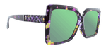 Pam - Colorful Fashion Purple Floral (Purple Mirror)