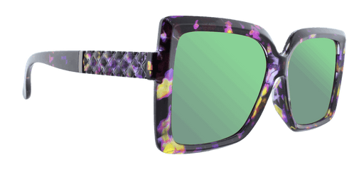 Pam - Colorful Fashion Purple Floral (Purple Mirror)