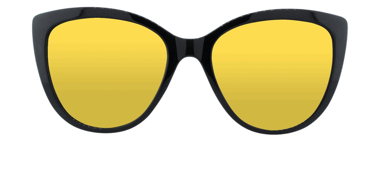 DiDi - Polarized Colorful Fashion Black (Sunburst Mirror)