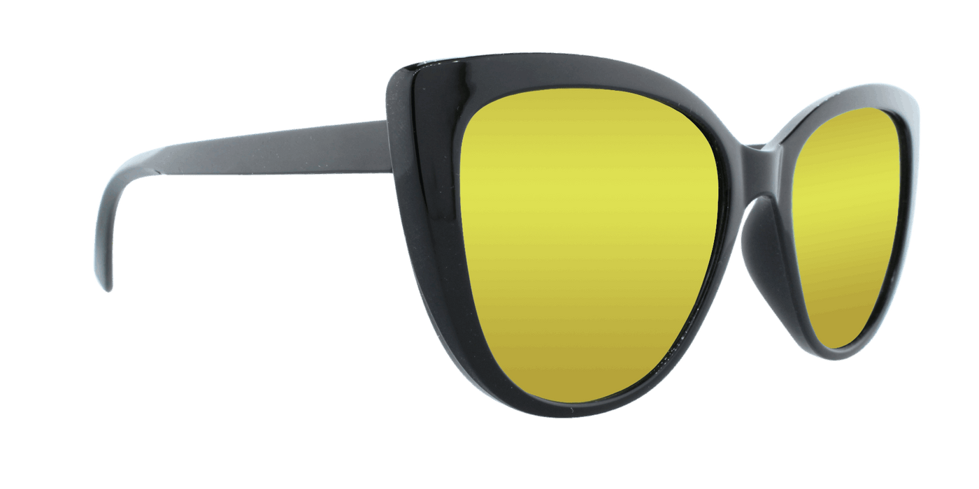 DiDi - Polarized Colorful Fashion Black (Sunburst Mirror)