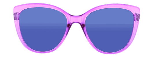 DiDi - Polarized Colorful Fashion Plum Purple Translucent (Blue Mirror)