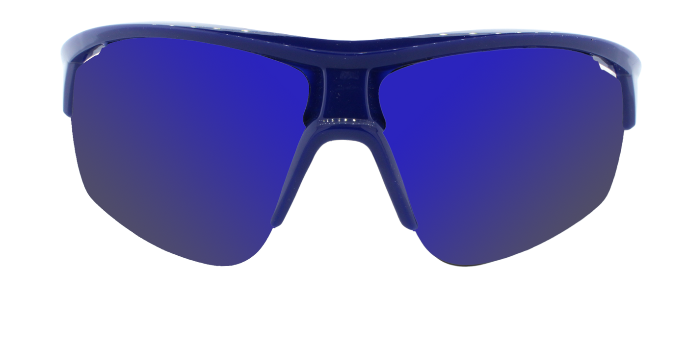 Bastion - Polarized Classic Sports Blade Dark Cobalt Blue (Blue Mirror)