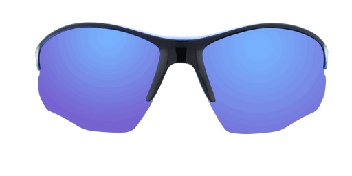 Sentinel - Two-Tone Sports Blade Black w/ Blue Inner (Blue Mirror)
