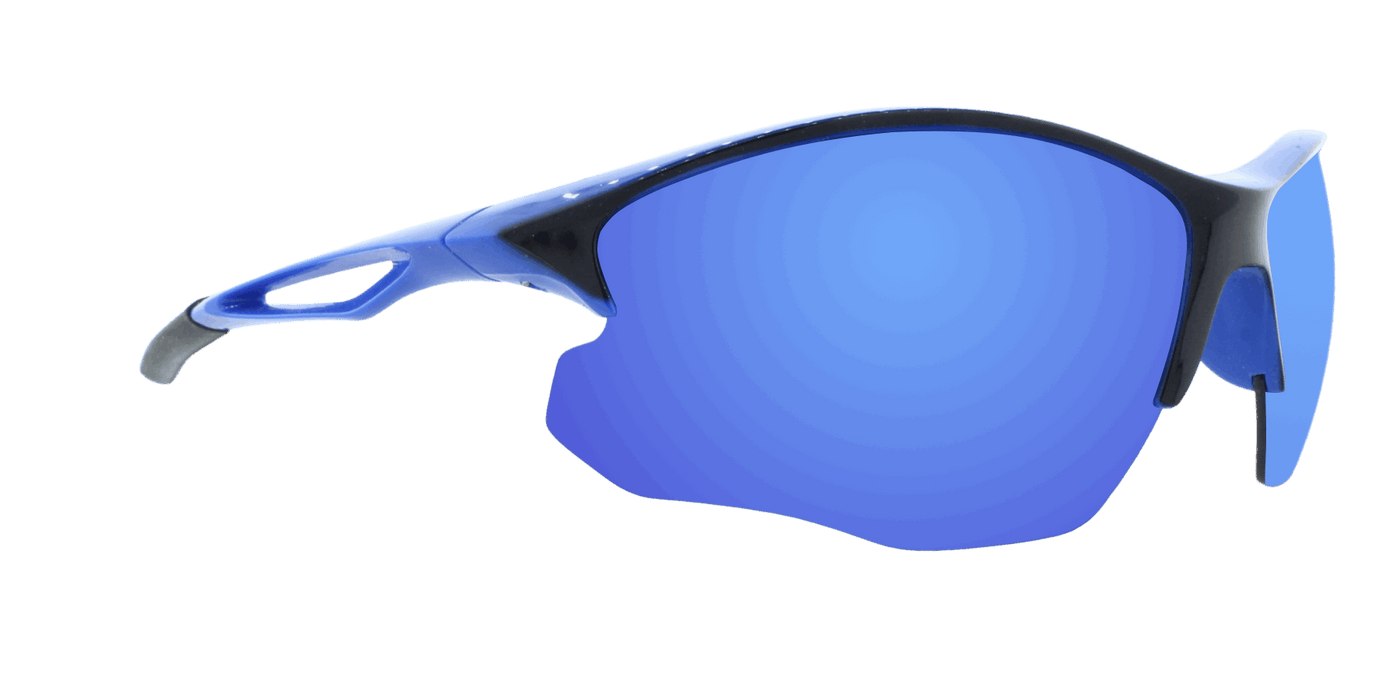 Sentinel - Two-Tone Sports Blade Black w/ Blue Inner (Blue Mirror)