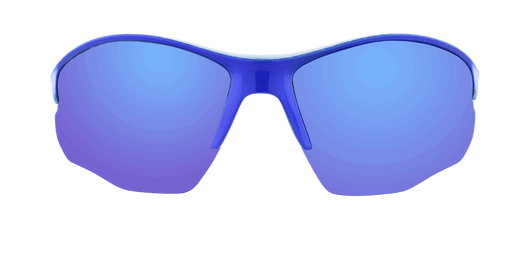 Sentinel - Polarized Two-Tone Sports Blade Blue w/ Charcoal Inner (Blue Mirror)