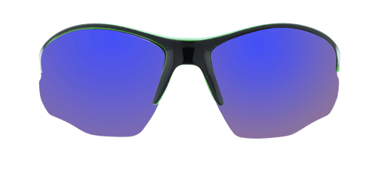 Sentinel - Two-Tone Sports Blade Black w/ Green Inner (Green Mirror)
