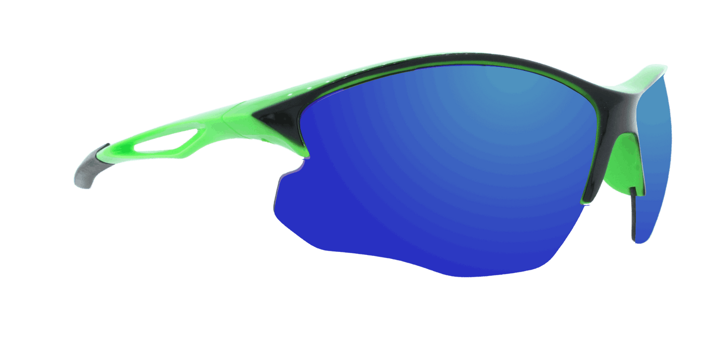Sentinel - Two-Tone Sports Blade Black w/ Green Inner (Green Mirror)