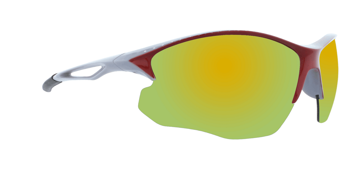 Sentinel - Two-Tone Sports Blade Red w/ Charcoal Inner (Sunburst Mirror)