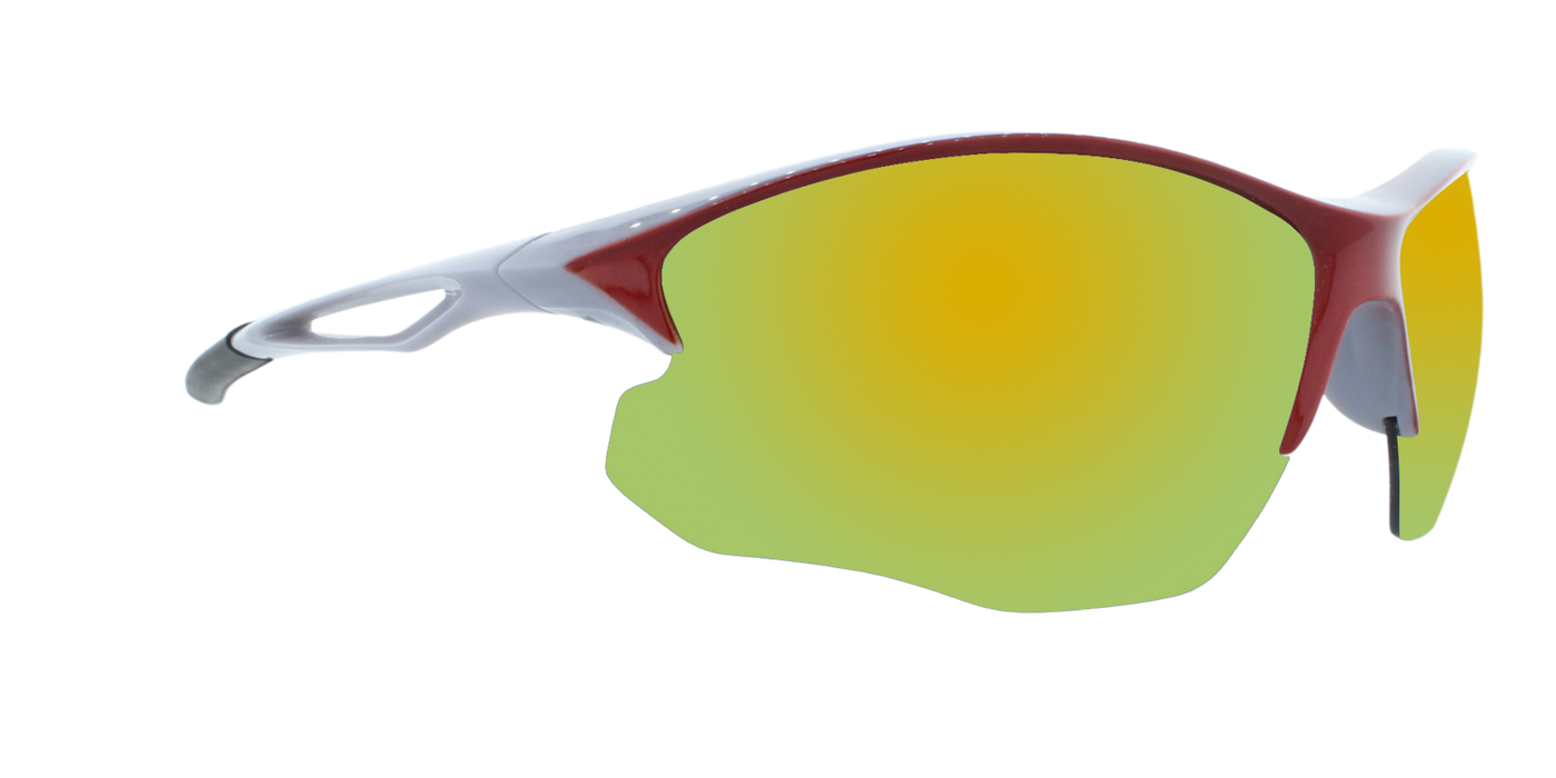 Sentinel - Two-Tone Sports Blade Red w/ Charcoal Inner (Sunburst Mirror)