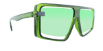 Civvy - Polarized Modified Retro Duck Green Translucent (Green Gradient)