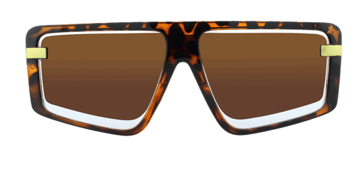 Civvy - Polarized Modified Retro Tortoise Shell (Amber)