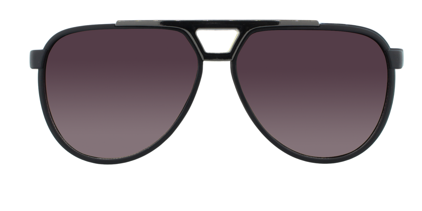 Centurion - Modified Aviator Black w/ Gunmetal (Smoked)