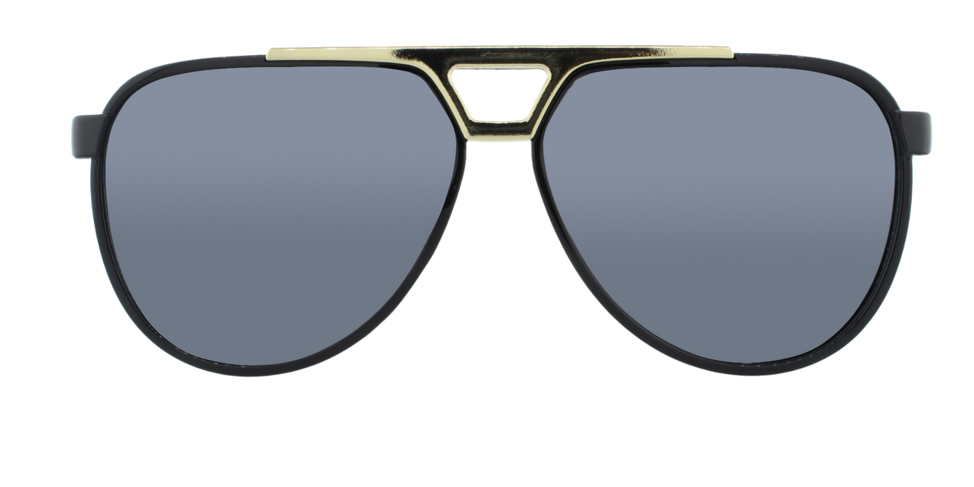 Centurion - Modified Aviator Black w/ Gold (Smoked)