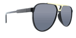 Centurion - Modified Aviator Black w/ Gold (Smoked)