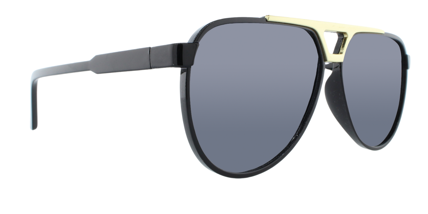 Centurion - Modified Aviator Black w/ Gold (Smoked)