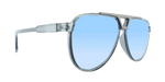 Centurion - Modified Aviator Charcoal Translucent w/ Gunmetal (Blue Gradient)