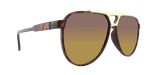 Centurion - Polarized Modified Aviator Tortoise Iced w/ Gold (Amber)