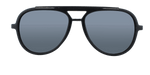 Baron - Modified Aviator Black w/ Gunmetal (Smoked)