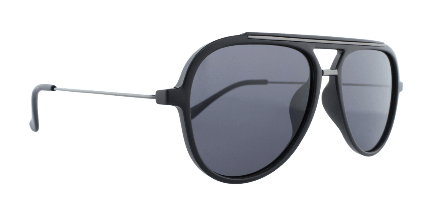 Baron - Modified Aviator Black w/ Gunmetal (Smoked)