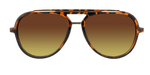 Baron - Modified Aviator Tortoise Shell w/ Gold (Amber)