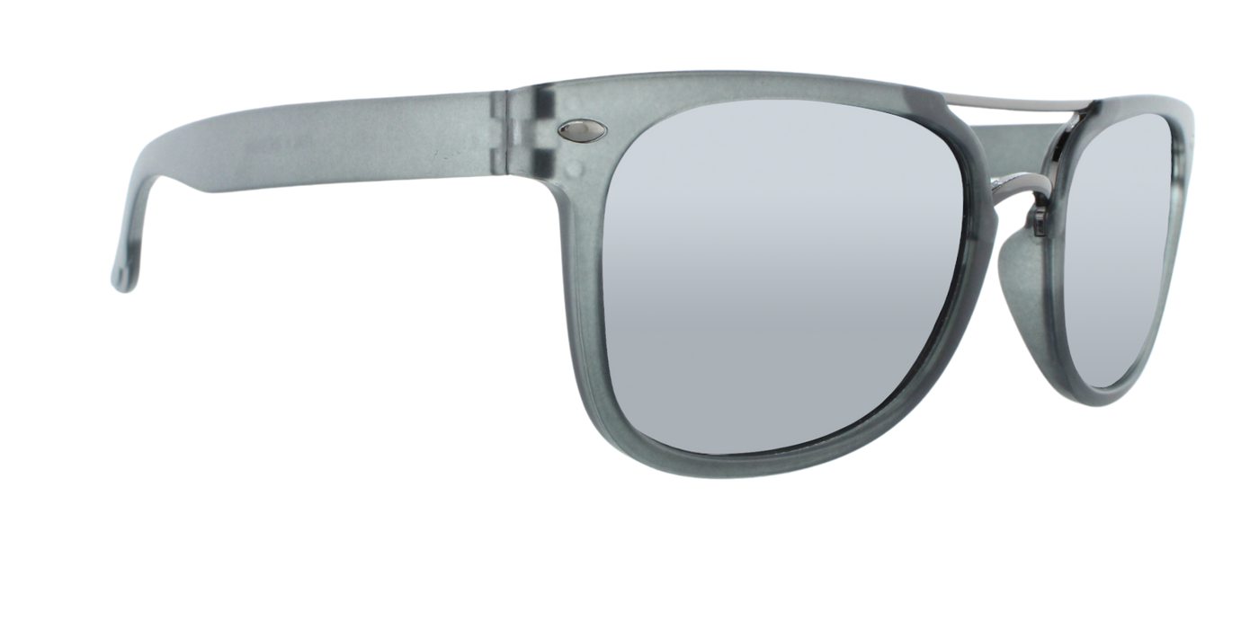 Lookout - Polarized Classic Retro Charcoal (Silver Mirror)