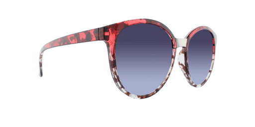 Vickie - Polarized Oversized Fashion Amber Demi (Smoked)