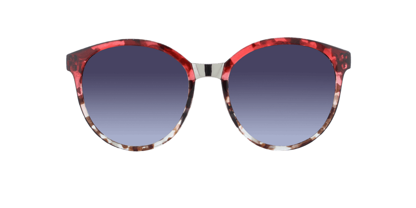 Vickie - Polarized Oversized Fashion Amber Demi (Smoked)