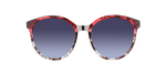 Vickie - Polarized Oversized Fashion Amber Demi (Smoked)