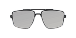 Maverick - Modified Aviator Black and Charcoal Translucent (Silver Mirror)