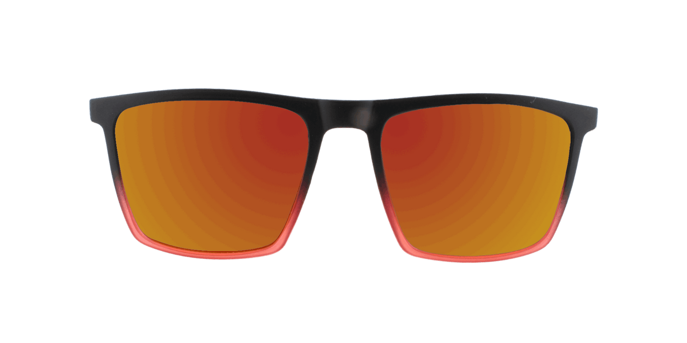 Helix - Polarized Black (Red Mirror)