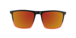 Helix - Polarized Black (Red Mirror)