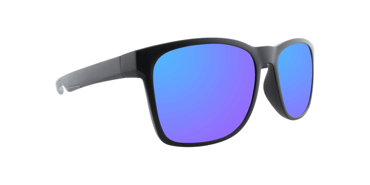 Throwback - Polarized Classic Standard Black (Blue Mirror)