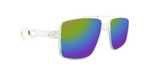 Maverick - Modified Aviator White and Green Translucent (Rainbow Mirror)