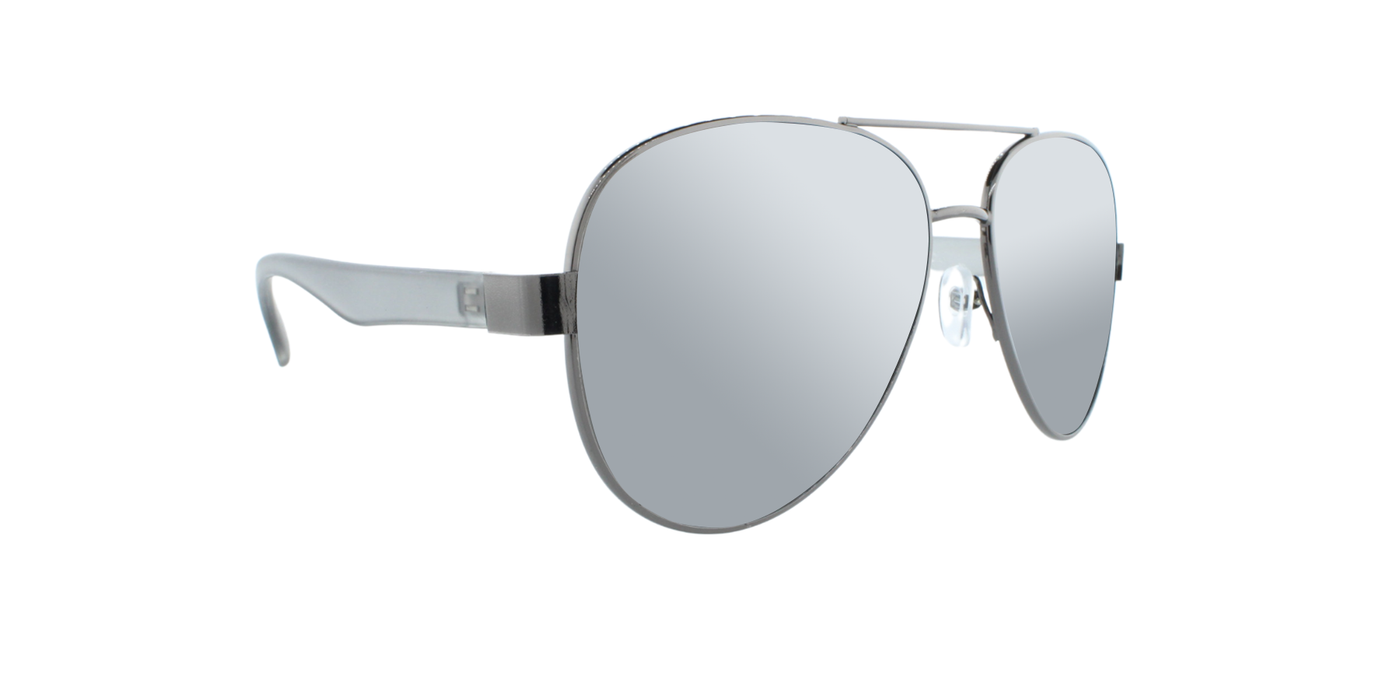 Solace - Fashion Aviator Gray & Graphite (Silver Mirror)