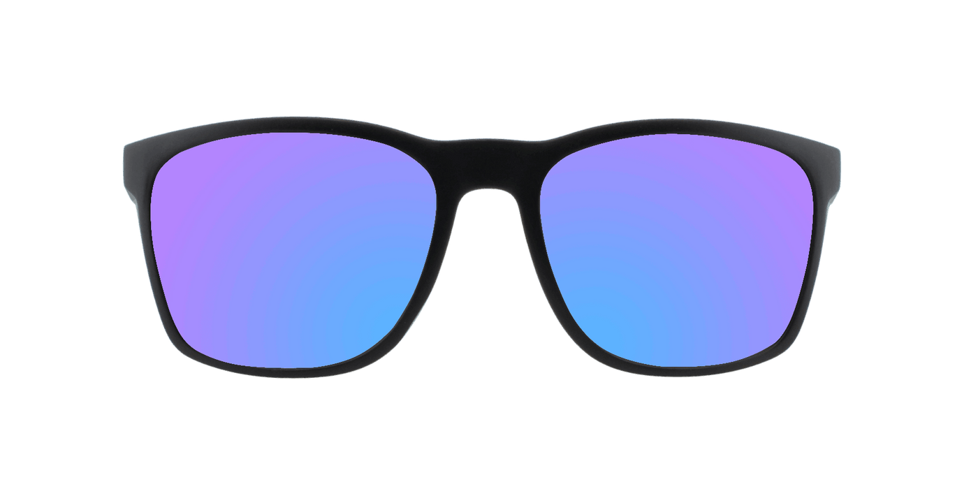Throwback - Polarized Classic Standard Black (Blue Mirror)