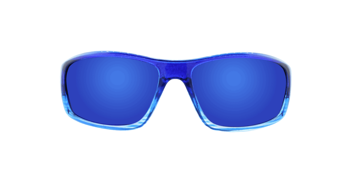 Defiance - Polarized Low-Profile Wrap Blue (Blue Mirror)